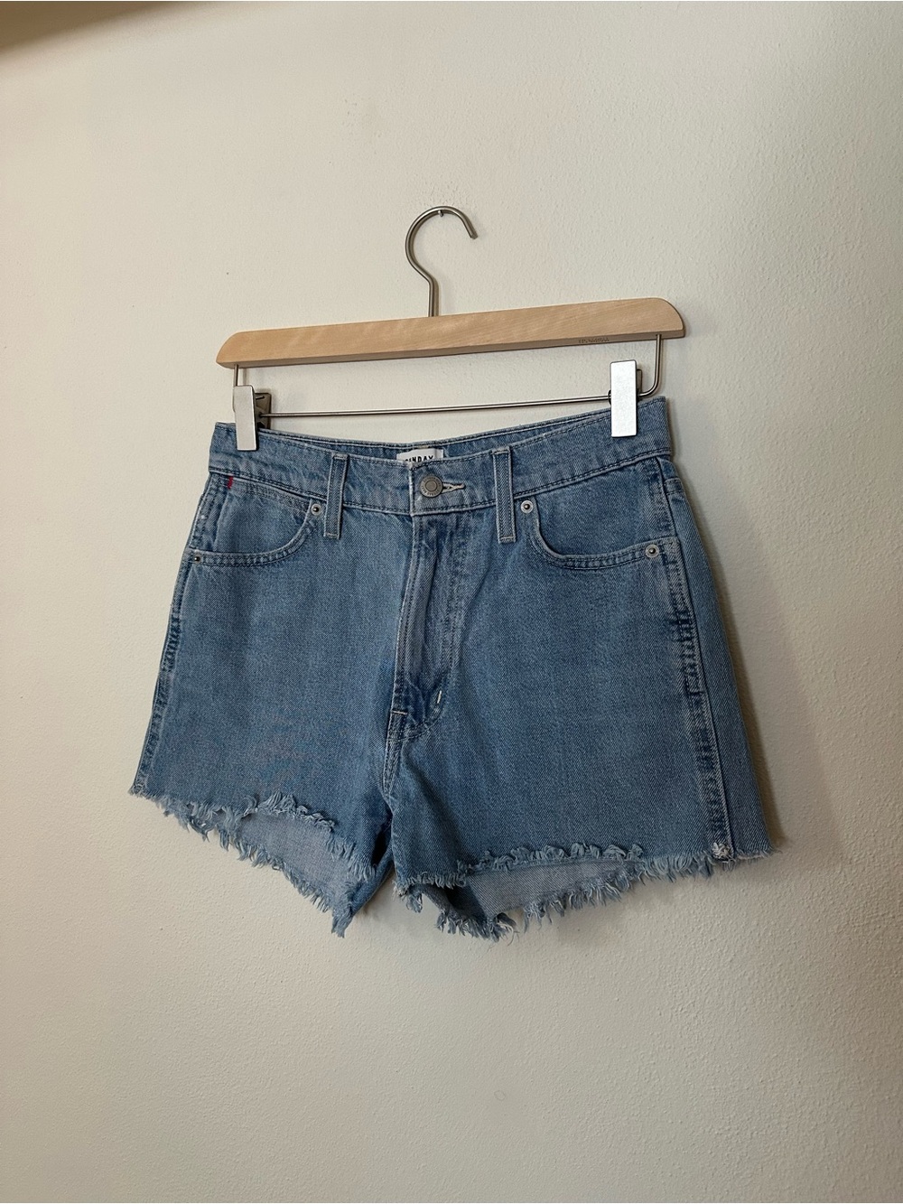 Aritzia Sunday Best denim shorts